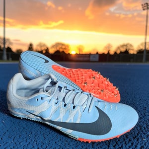 Men's Nike Zoom Rival S 9 (US Size 15) Ice Blue Track Spikes 907564-446