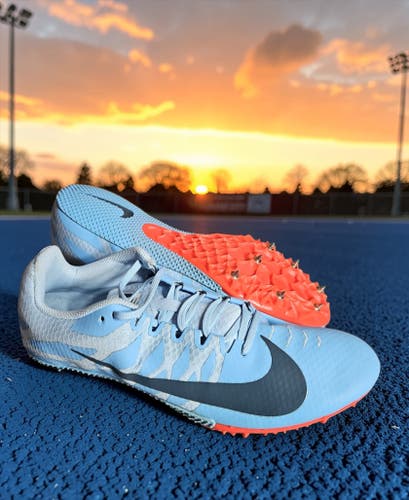 Men's Nike Zoom Rival S 9 (US Size 15) Ice Blue Track Spikes 907564-446