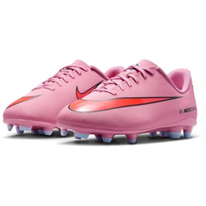 Nike Mercurial Vapor 16 Club FQ8286-600 Kids 3 Pink FG/MG Soccer Cleats HAWK2380