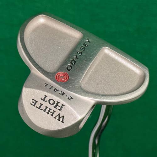 Odyssey White Hot 2-Ball 34.25" Double-Bend Mallet Putter Golf Club