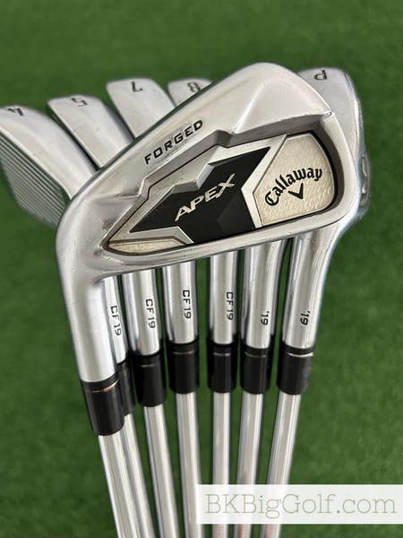 LH Callaway Apex 19 Forged Iron Set 4-P / Dynamic Gold 120 X100