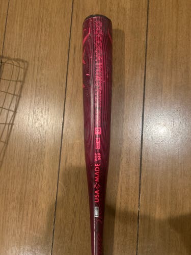 2024 DeMarini Voodoo One Pink BBCOR Certified Bat (-3) 28 oz 31" (Used)