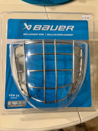 Bauer Goalie Cage GRW SS SR. Compatible with 960,950, 940,930,  & NME ONE.