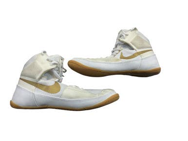 Used Nike Wrestling Shoes White Senior 7 11873-S000232211