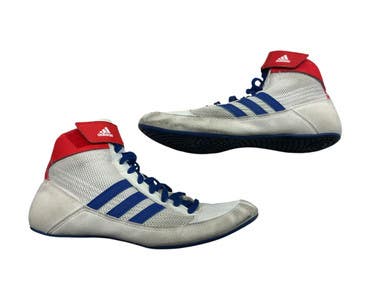 Used Adidas Wrestling Shoes White Senior 8 11873-S000232212