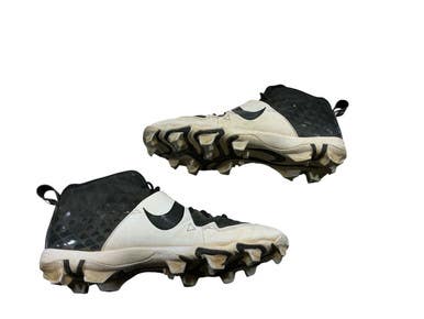 Used Nike TROUT BB/SB Cleats Black And White Senior 11 11873-S000232199