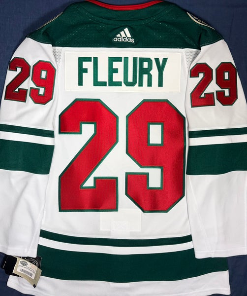 Marc-Andre Fleury Minnesota Wild Adidas Climalite Away Jersey Size: 44 + Tria