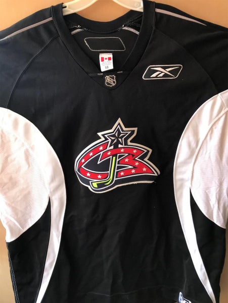 Columbus Blue Jackets Reebok Pro Practice Jersey Black 56