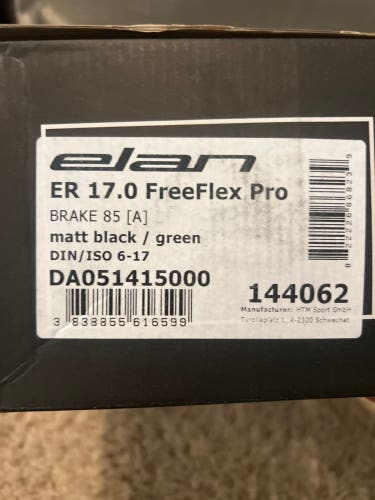 Elan ER 17 Freeflex pro Ski Bindings works for Fischer and head race plates