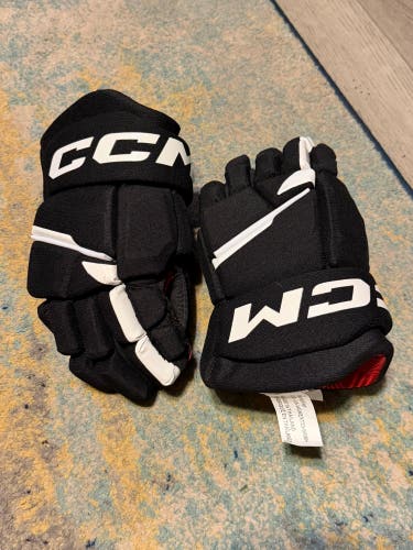 CCM Next Senior Hockey Gloves 14” Black White 36cm Flex Thumb