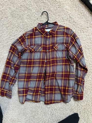 University of Minnesota Gophers Men's Columbia Flannel Shirt - Medium