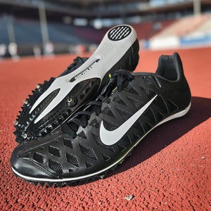 Nike Zoom Maxcat 4 (US Size 14) Track Spikes Black White 549150-017 NEW