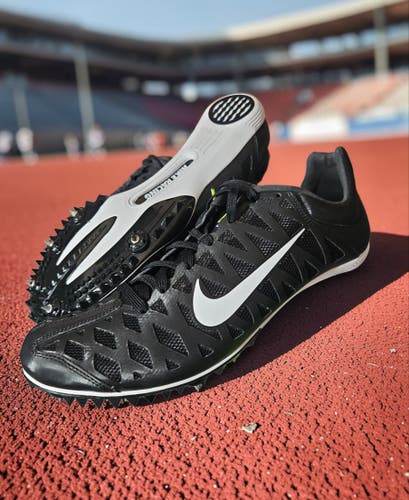 Nike Zoom Maxcat 4 (US Size 14) Track Spikes Black White 549150-017 NEW