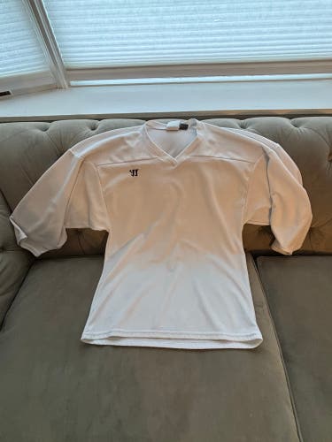 White Small Adult Unisex Warrior Jersey (Used)