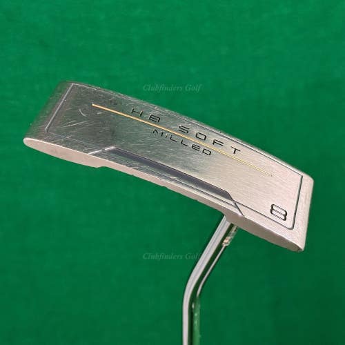 Cleveland HB SOFT Milled #8 Single-Bend 35" Putter Golf Club w/ Headcover