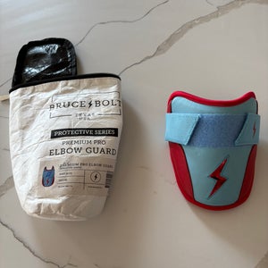 Bruce Bolt 6” Elbow Guard Youth - Baby Blue (New)