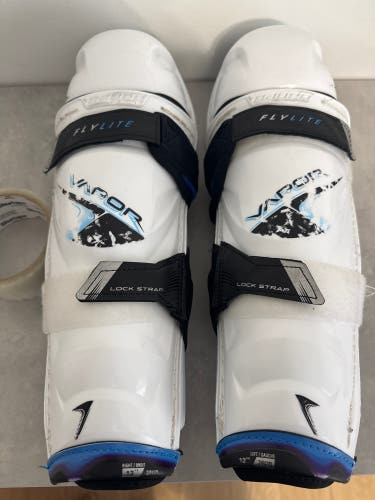 Junior Bauer Vapor Flylite 12" Shin Pads (Used)