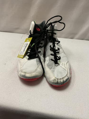 Used Rudis JB1 Wrestling Shoes White Senior 12 11490-S000268885