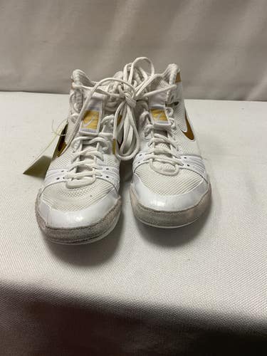 Used Nike FREEK Wrestling Shoes White Senior 10.5 11490-S000268883
