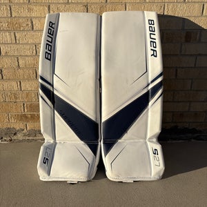Large Bauer S27 Goalie Leg Pads (Used)