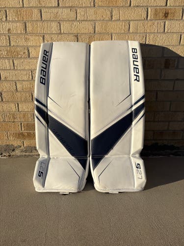 Large Bauer S27 Goalie Leg Pads (Used)