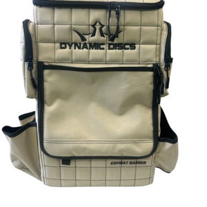 Used Dynamic Discs COMBAT RANGER Disc Golf Backpack Tan LG 11862-S000092736