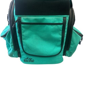 Used BERG SPORT V4 ULTIMATE Disc Golf Backpack Teal LG 11862-S000092735