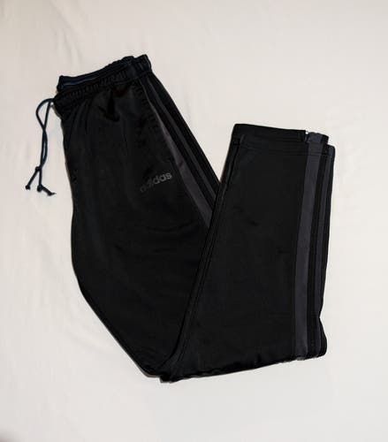Men's Black Large Adidas Track Pants (Used)