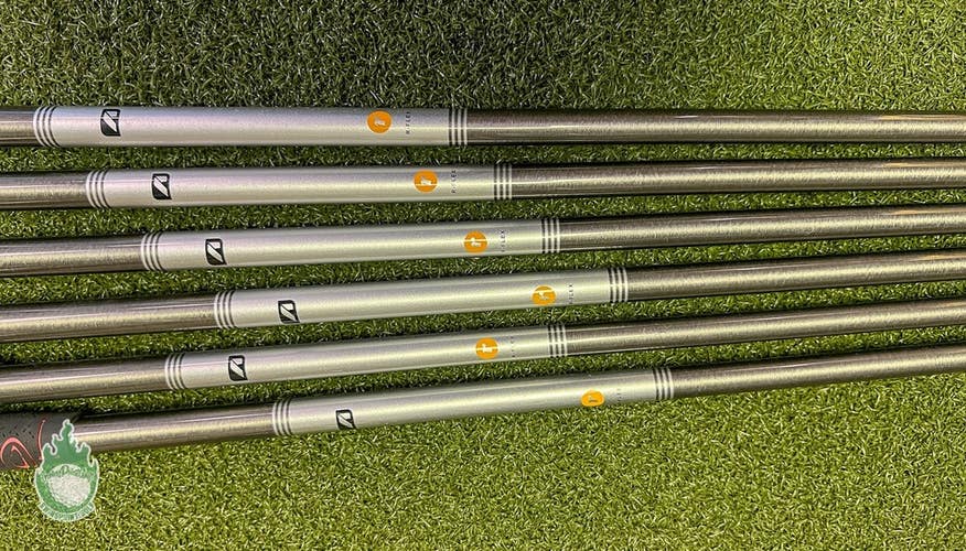 Used Aerotech SteelFiberi95 5-PW Regular Flex Graphite Iron Set Shafts