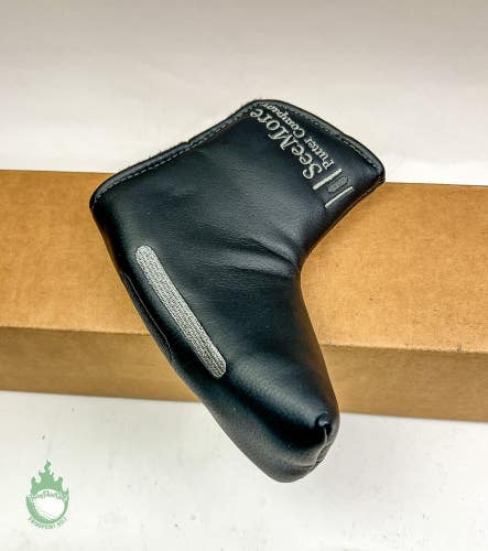 New SeeMore Putter Company Black Blade Golf Headcover