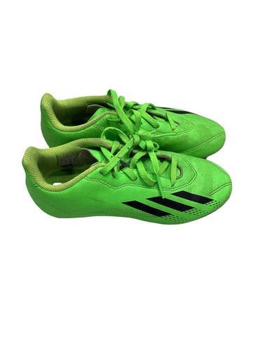 Used Adidas Soccer Cleats Neon Green Junior 01 11347-S000263736