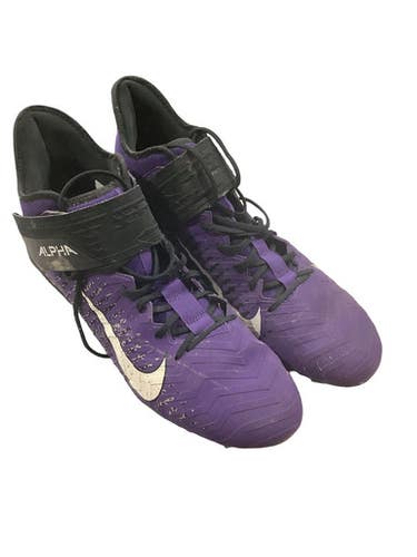 Used Nike Adult FB Cleats Purple Senior 12 11347-S000263746