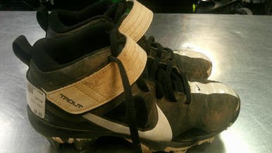 Used Nike TROUT BB/SB Cleats Black Junior 02 11868-S000067475