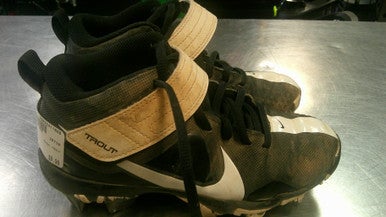 Used Nike TROUT BB/SB Cleats Black Junior 02 11868-S000067475