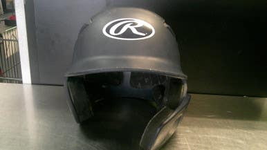 Used Rawlings HELMET Batting Helmet No Mask Navy Blue MD 11868-S000067445