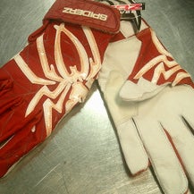 Used BB/SB Batting Gloves Red MD 11868-S000067429