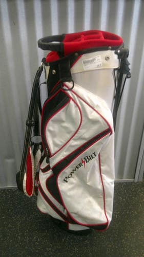 Used Powerbilt STAND BAG Mens Stand Bag White 11868-S000067401