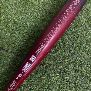 2025 DeMarini Voodoo One Alloy Bat BBCOR Certified (-3) 28 oz 31" (Used)