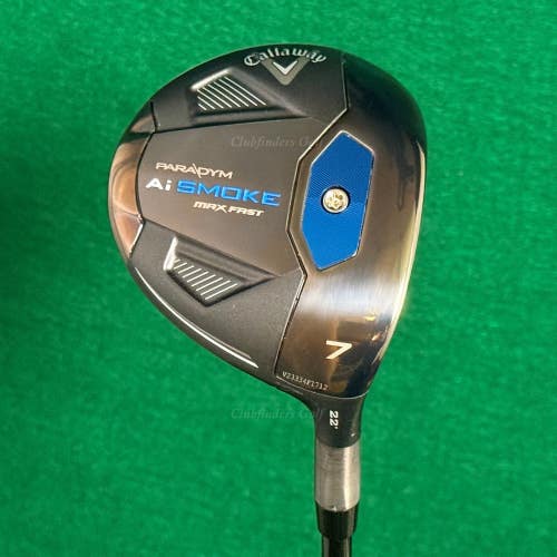 Callaway Paradym Ai Smoke Max Fast 22 Fairway Wood 7 HZRDUS 6.5 ExStiff w/HC