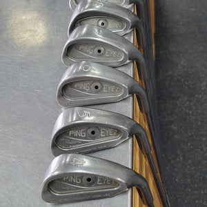 Used Ping EYE 2 BLACK DOT Mens Iron Set RH 3I-SW 11497-S000155425