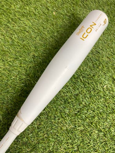 2024 Rawlings Icon Composite Bat USSSA Certified (-10) 18 oz 28" (Used)