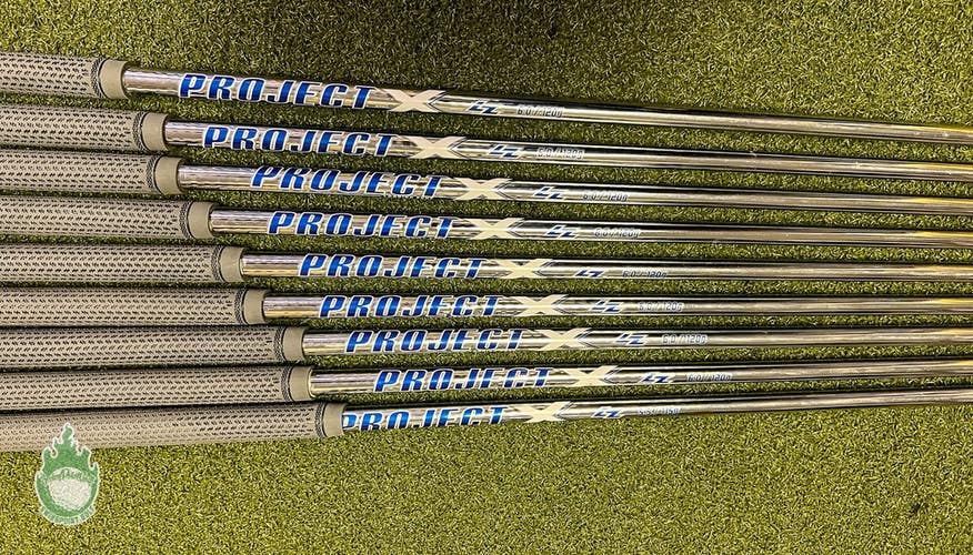 Used Project X LZ 120g 6.0 4-PW/GW/SW Stiff Flex Steel Iron Set Shafts