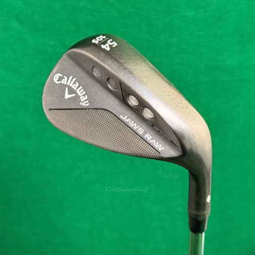 Callaway Jaws Raw Black Plasma 54-10S 54 Sand Wedge Dynamic Gold S200 Stiff
