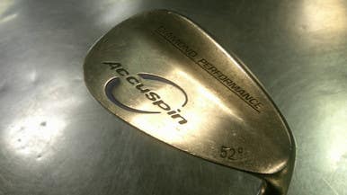 Used ACCUSPIN Golf Wedge Mens RH 52 Degree 11868-S000067300