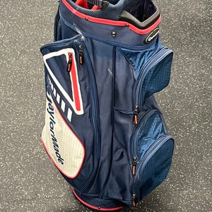 Used Taylormade SELECT ST Mens Cart Bag Navy Blue 11849-S000036749