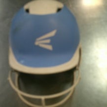 Used Easton HELMET Batting Helmet w/Mask Carolina Blue S/M 11868-S000067327