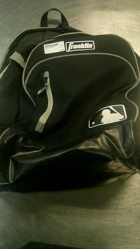 Used Franklin MLB BB/SB Player Backpack Black 11868-S000067333