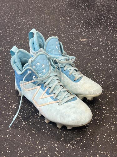 Used New Balance LAX Cleats Mens Carolina Blue Senior 9.5 11849-S000036730