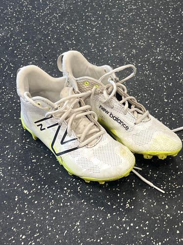 Used New Balance LAX Cleats Boys White Junior 03 11849-S000036729