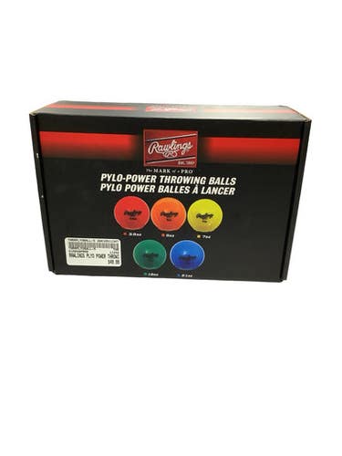 New RAWLINGS PLYO POWER THROWING BALLS 11347-TNRRPLYOBALL-5